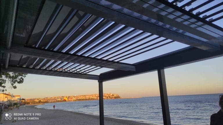 Techo de panel de aluminio bioclimático