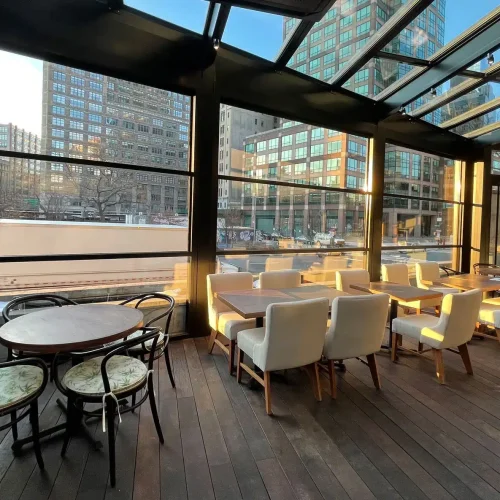 Giyotin Cam Balkon Modeli Teras Veranda Modeli